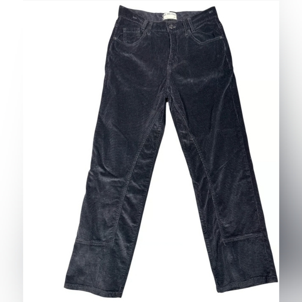 We The Free High Rise Black Corduroy Pants